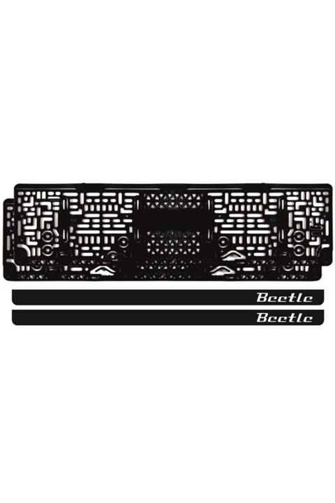 Ömr Dizayn Hediye Lazer Kesim -beetle- Takmatik Plakalık Model 2
