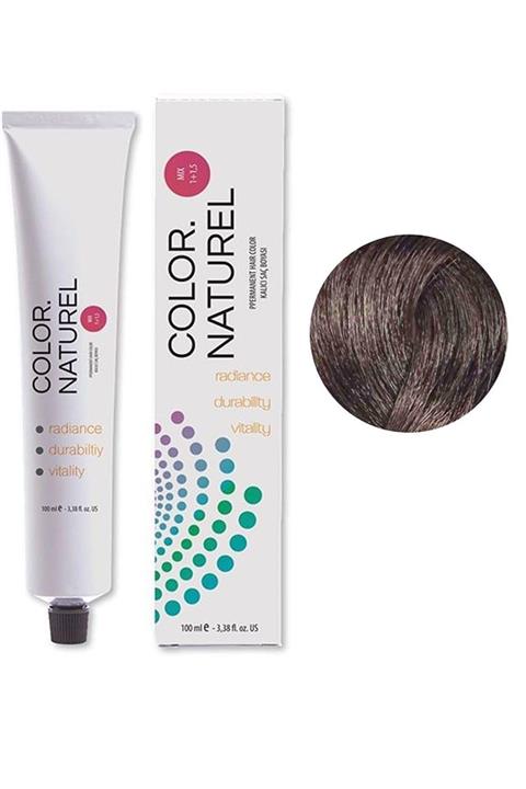 Color Naturel Saç Boyası 6.1 Küllü Koyu Kumral 100 ml