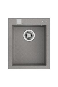 Teka Forsquare 41x50 Tezgah Üstü Granit Evye Ston Grey