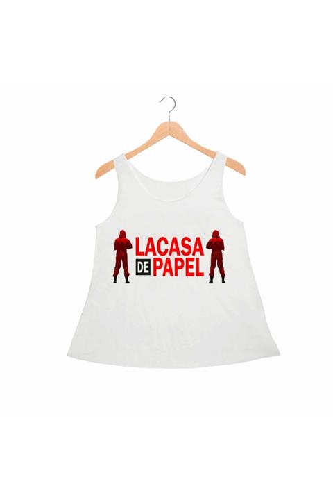Alfa Tshirt Kadın Beyaz La Casa De Papel Atlet