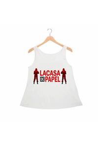 Alfa Tshirt Kadın Beyaz La Casa De Papel Atlet