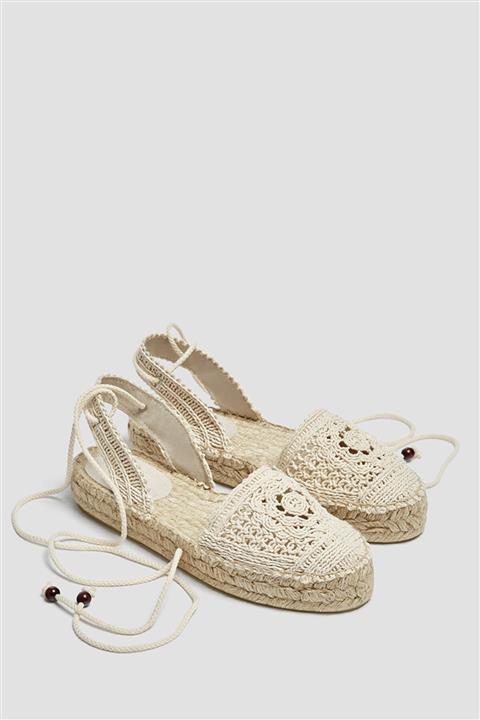 Pull & Bear Kroşe Jüt Espadril