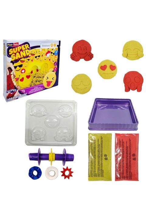 Play Toys Emoji Kinetik Oyun Kumu Süper Sand Seti