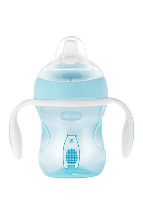 Chicco Boze Yumuşak Uçlu Geçiş Bardağı Erkek 4+ Ay