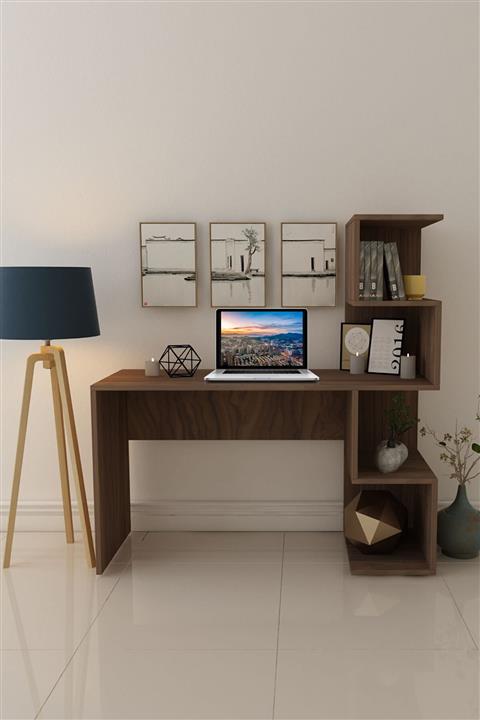 Moonlife Moskova Çalışma Masası Ceviz