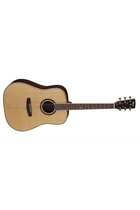 CORT Earth1200nat Akustik Gitar, Masif Ladin Kapak, Natürel