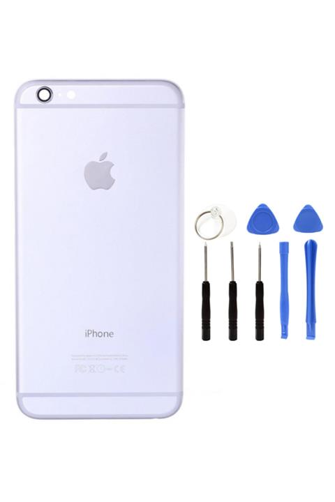 instatech Apple Iphone 6 Plus Uyumlu  Boş Kasa + Montaj Seti Hediye - Silver
