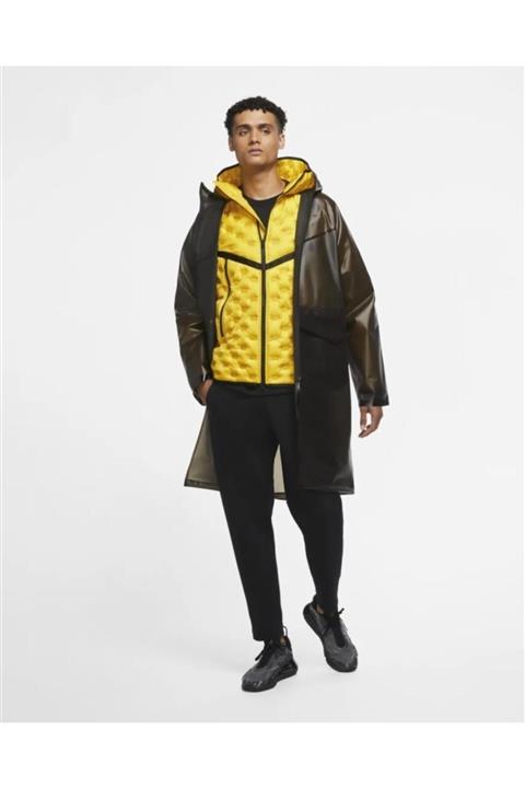 Nike Tech Pack Down-fill Men's Jacket Black Yellow Nwt Zıp Cu3770-010