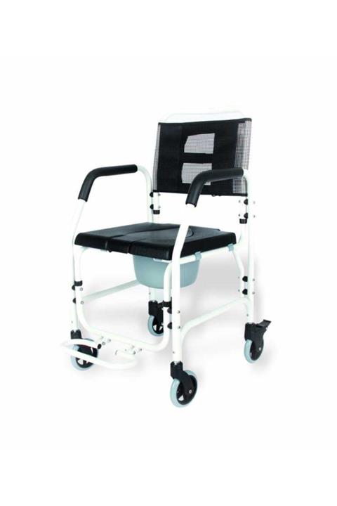 WOLLEX Wg-m699 Ultra Lüx Klozetli Tekerlekli Banyo Sandalyesi