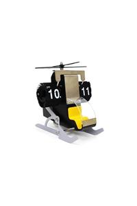 Alışverişpratik Saat Flip Helicopter Masa Saati Helikopter Model Hediyelik