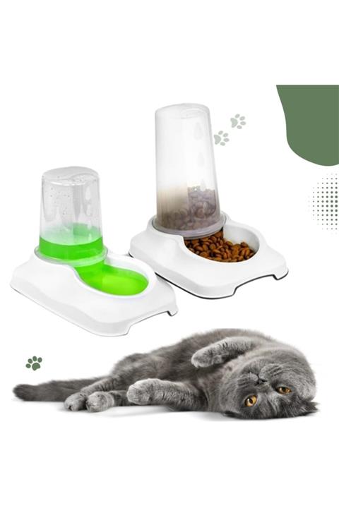 PlastArt Pet Hazneli Mama Kabı / Su Kabı | 3,5 Lt.