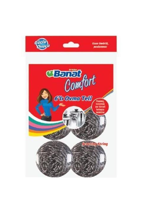 Banat Comfort 6 Lı Bulaşık Ovma Teli