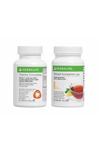 Herbalife Thermo Complate 90 Adet Tablet Ve Limon Aromalı Çay 50 Gr