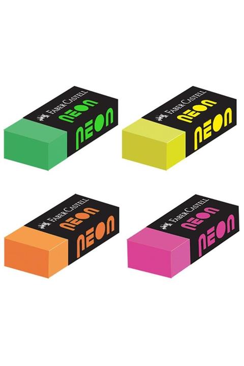 Faber Castell : Silgi 4 Neon Renk 30 Lu Kutu 5131785000