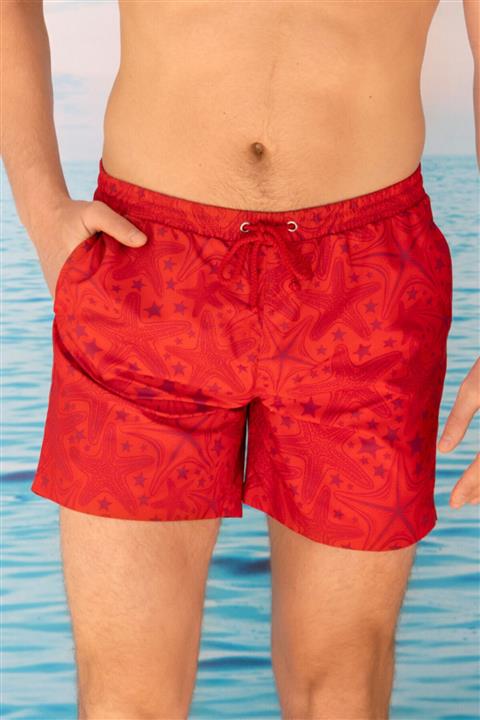 Katia&Bony Erkek Şort Mayo - Kırmızı