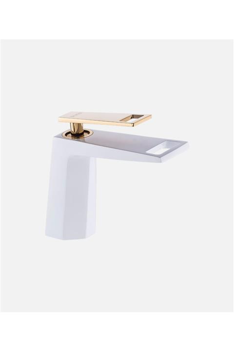 Pure Concept Waterfall Gold White Lavabo Bataryası Wg-223