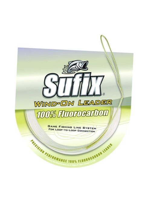 SUFIX Wind-on Fluorocarbon Leader Misina - 200lb 10mt - 200lb - 91kg