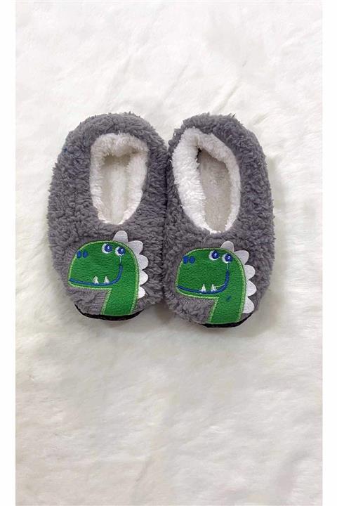 MOOD Club Çocuk Babet Panduf 4-5 Yaş Yeşil Dino