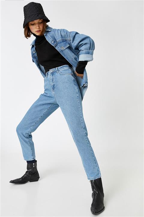 Koton Kadın Açık İndigo Jeans 2KAK47065MD