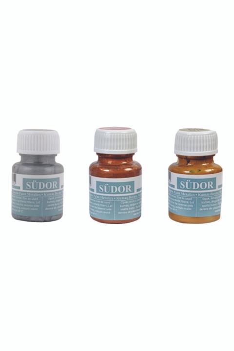 Südor Textile Color Kumaş Boyası  25 ml Altın 10'lu Paket