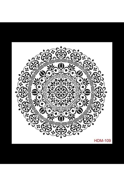 Cadence Mandala Stencil Hdm109 Home Dekor Stencil 25x25