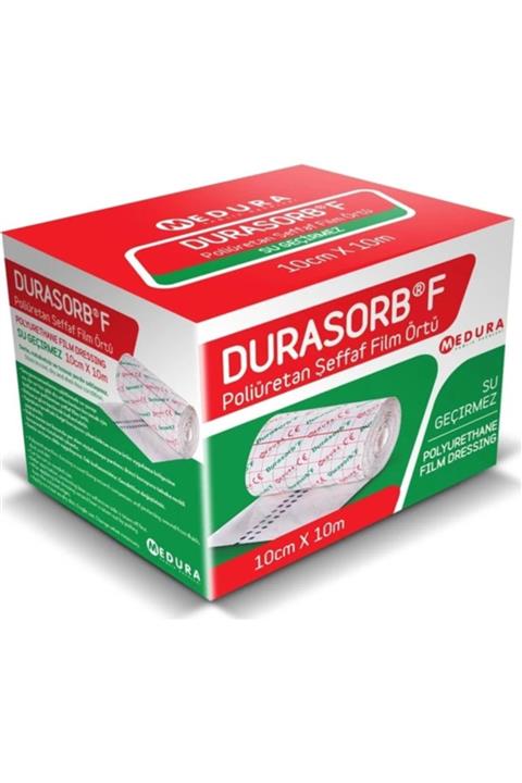 DURASORB F Şeffaf Yara Örtüsü 10cm X 10 Mt. 1 Adet