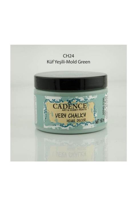 Cadence Very Chalky Home Decor Mobilya Boyası 150 ml. 24 Küf Yeşili