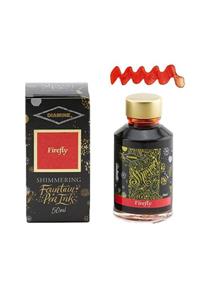 Diamine Ink Shimmering Mürekkep Firefly Red 2018