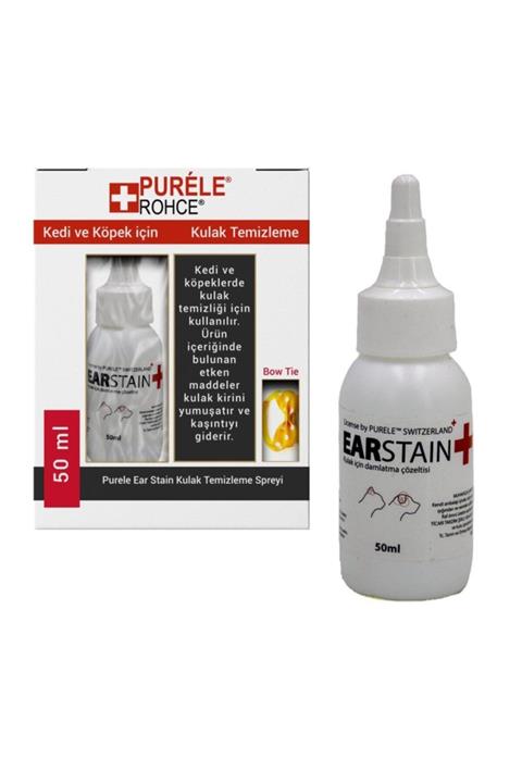Purele Ear Stain 50 ml Kedi Ve Köpek Kulak Temizleme Spreyi