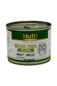 Nutri Canin Tahılsız %92 Kuzu Etli Yetişkin Köpek Konservesi 200 Gr