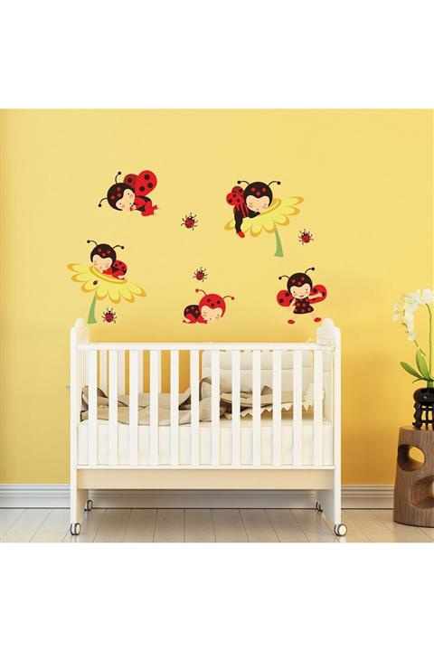 Canvartie Bebek Uğur Böcekleri Çocuk Odası Sticker