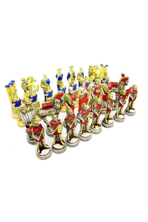 MNK Home Polyester Büyükboy Truva Satranç Takımı