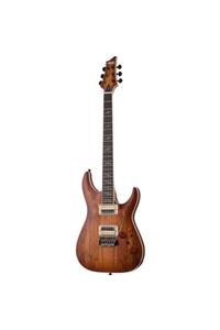 Schecter C-1 Exotic Spalted Maple Elektro Gitar (satin Natural Vintage Burst)