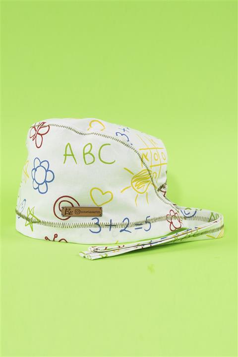 Best Bone Harf Ve Sayılar Desenli Cerrahi Bone