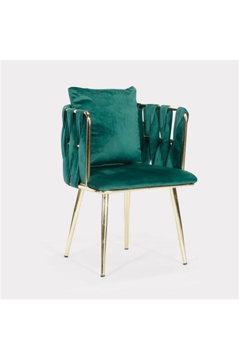 İndirim Çadırı Hasır Örgü Sarmaşık Metal Çay Seti Takımı Salon, Balkon, Bahçe Koltuk Seti Tekli Yeşil