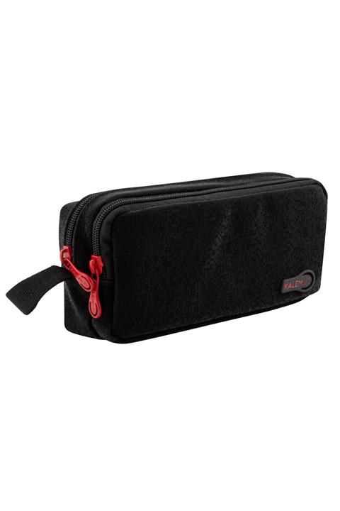 Kalemlig Ghost Double Suni Deri Iki Bölmeli Kalem Kutu Model-03