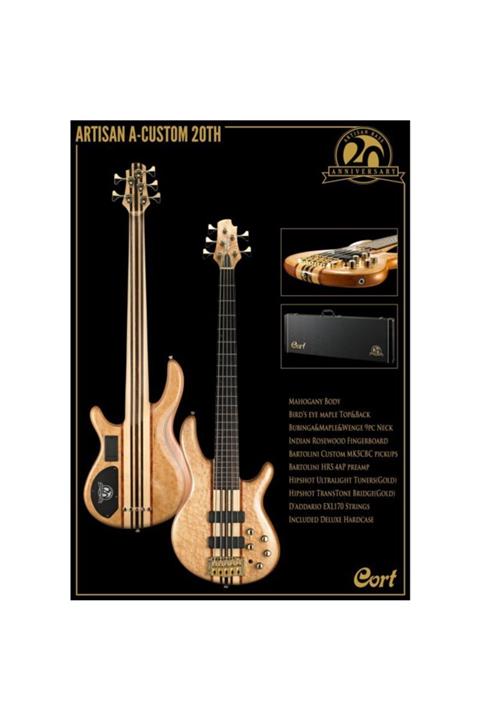 CORT A4 Custom 20thnat Bas Gitar 4 Telli