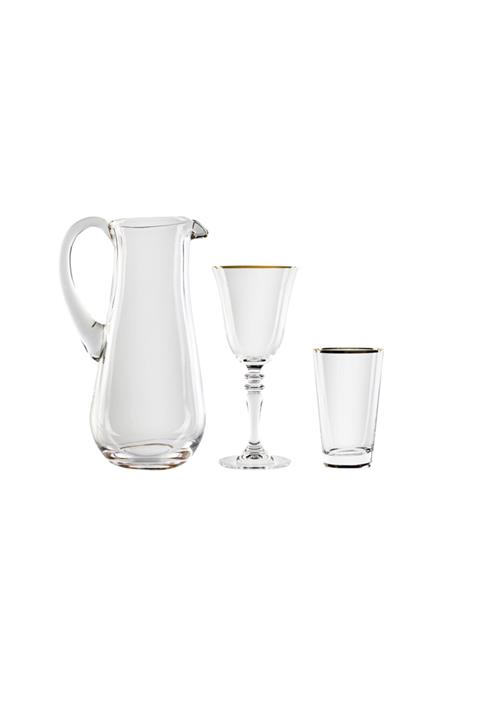 Karaca Jamie Gold Rim 25 Parça Bardak Seti