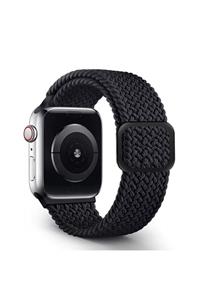 MOBAX Apple Watch Kordon 3 4 5 6 7 Se Uyumlu 42mm 44mm 45mm Örgü Tokalı Kordon