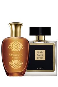 AVON Little Black Dress Ve Mesmerize Mystique Amber Kadın Parfüm Paketi