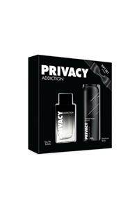 Privacy Addiction Erkek Parfüm Seti Edt 100ml + Deodorant 150ml Men Kofre Set