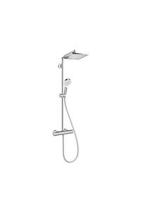 Hansgrohe Crometta E Duş Kolonu 240 1 Jet, Ecosmart, Termostat Ile 27281000