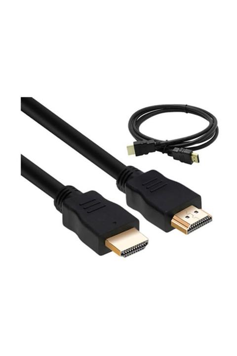 WOZLO 50 Cm Kısa Hdmi Kablo Uydu Alıcısı Ps3 Full Hd 3d Destekli