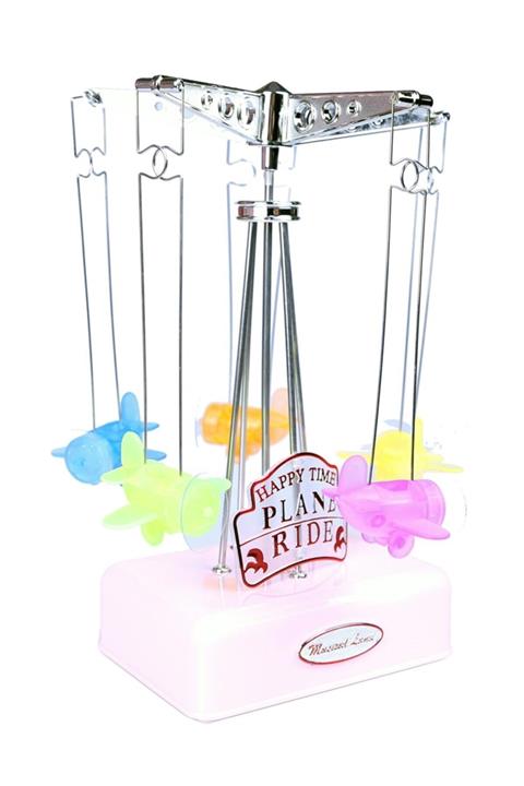 5DM Hareketli Uçaklı Kurmalı Hediyelik Küçük Müzik Kutusu Aleti