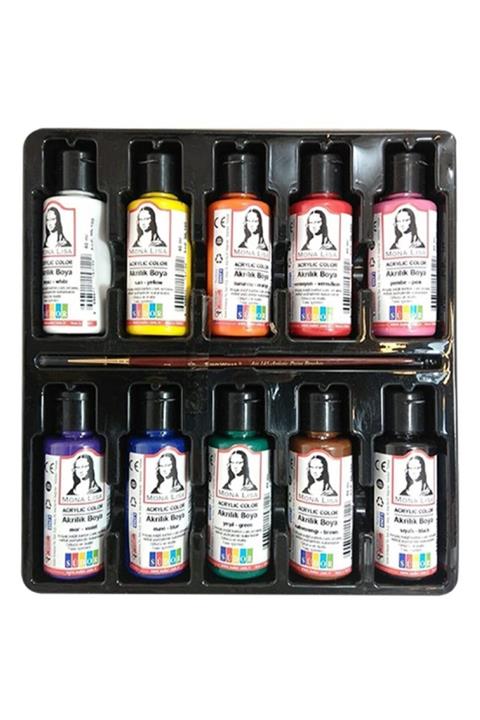 Südor Mona Lisa Akrilik Boya Seti 10 X 40ml + Fırça