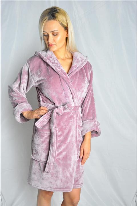 Maldia Kadın Kısa Boy Bornoz Welsoft Kalın Yumuşak