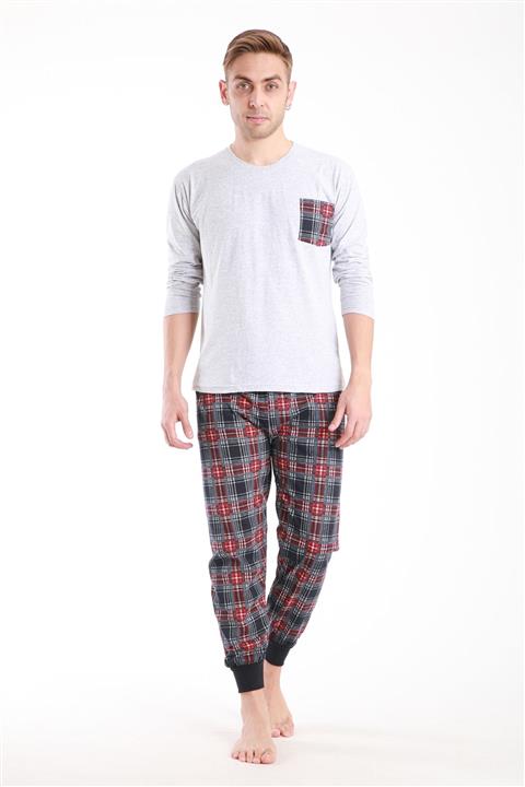 TAMPAP Erkek Ekoseli Pijama Takımı 2910