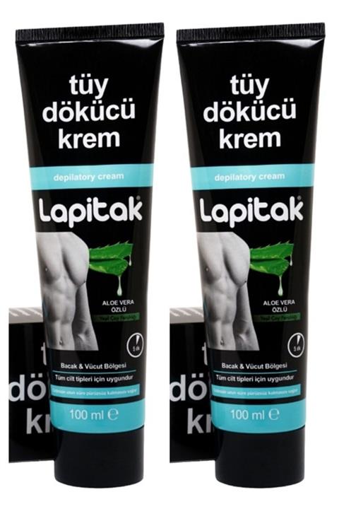 Lapitak Tüy Dökücü Krem Erkek 100 Ml (2 Kutu)
