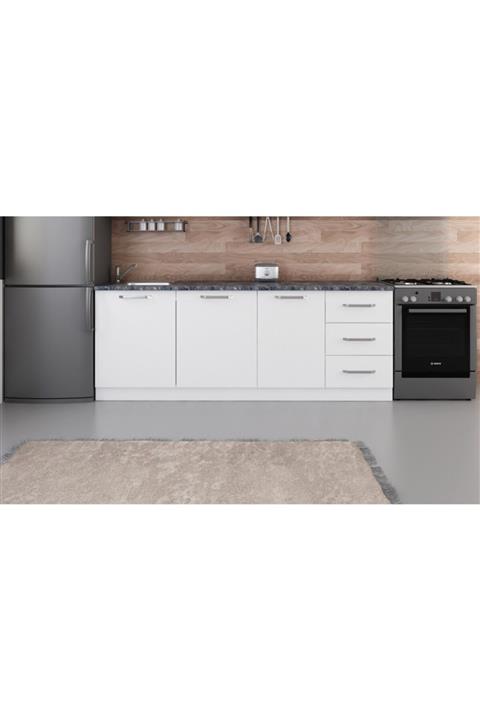 Minar 220 cm Mutfak Dolabı Beyaz 220-b1 Alt Modül
