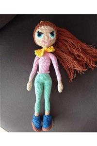 BurDen Dekoratif Ürünler & Tasarım Bratz Barbie Bebek 30 Cm Büyük Boy ( Amigurumi ) Organik Oyuncak & Uyku Arkadaşı , El Yapımı